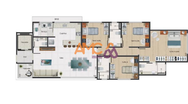 Apartamento 4 qts, no Prado AMC472